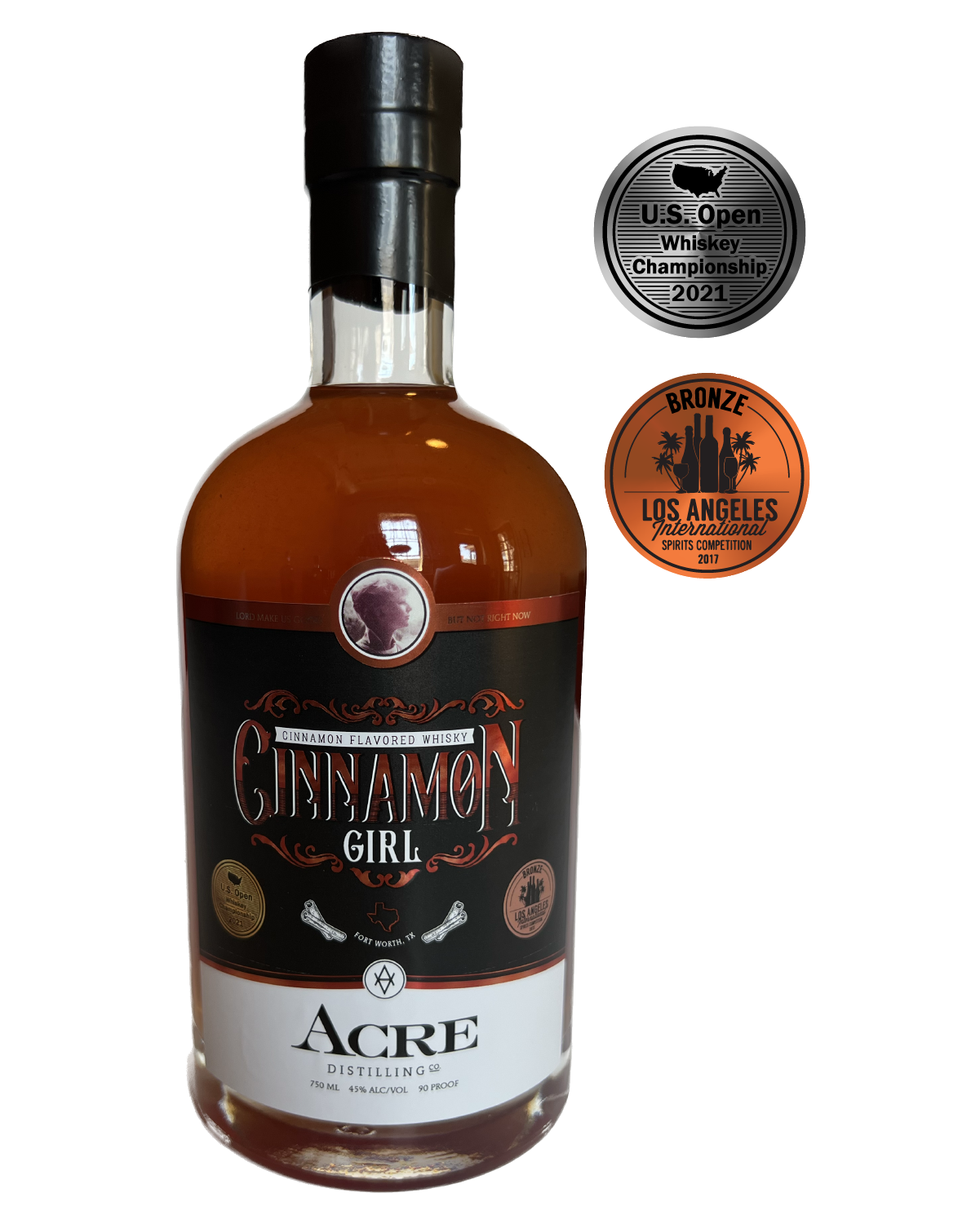 Acre Distilling Cinnamon Girl Cinnamon Flavored Whisky Big Thirst