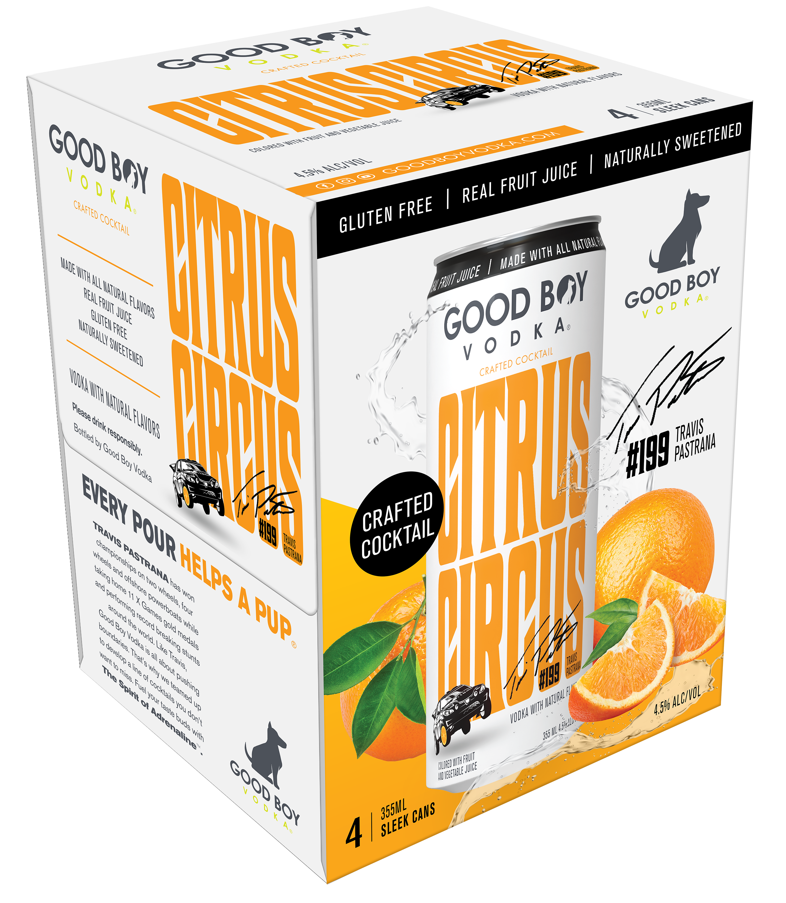 Good Boy Vodka Cocktail - Citrus Circus 4pk – Big Thirst