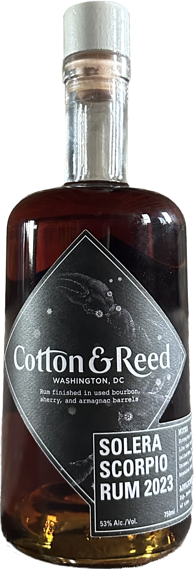 Cotton & Reed Solera Scorpio Rum 2023 Big Thirst