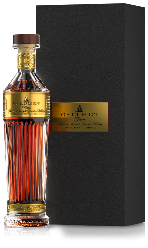 Calumet Farm 18 Year Old Trophy Decanter Centennial Bourbon – Big
