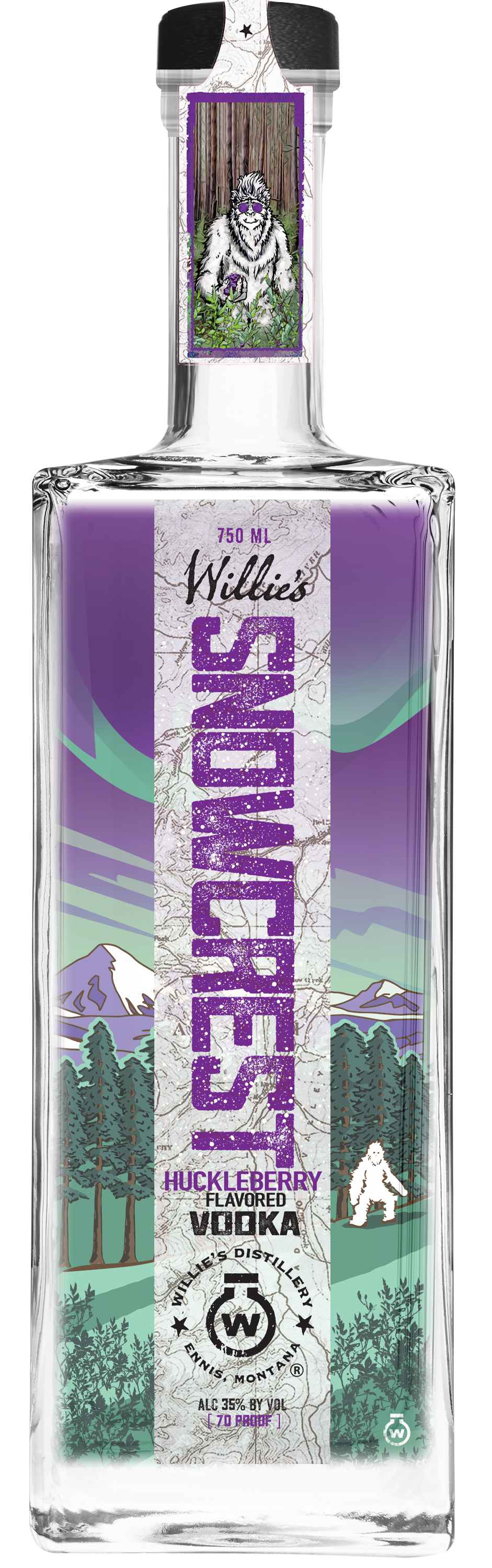 Willie's Snowcrest Huckleberry Vodka – Big Thirst