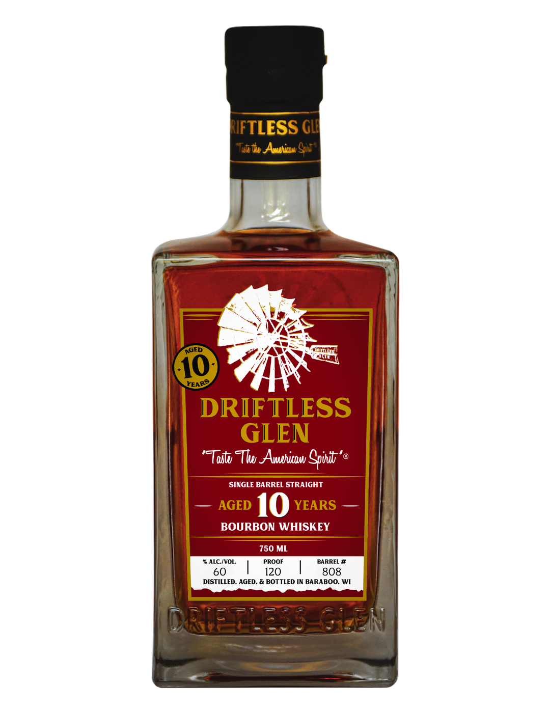 Driftless Glen 10-Year Single Barrel Straight Bourbon Whiskey (Cask)