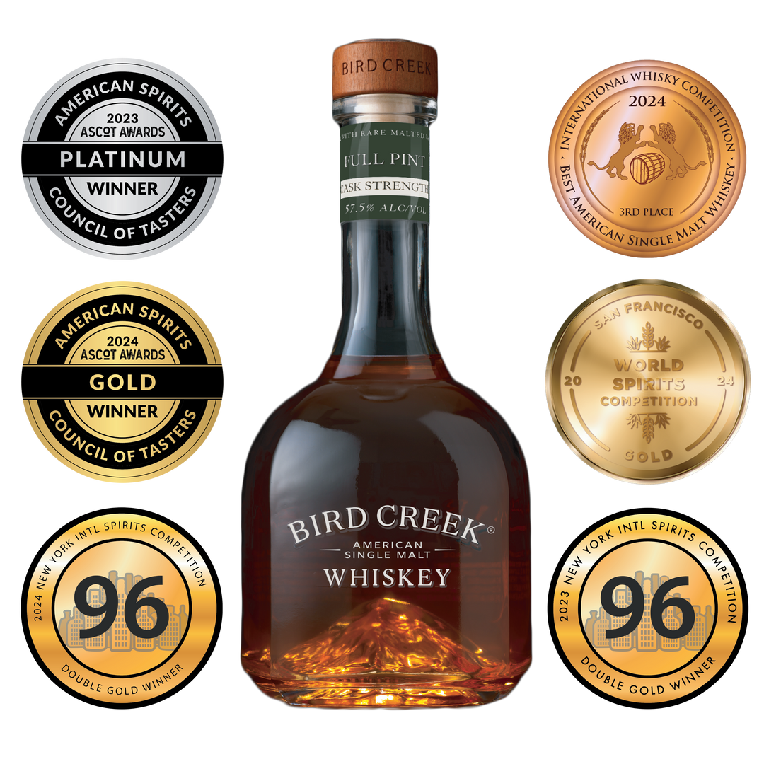 Bird Creek Whiskey - Cask Strength Full Pint ASM