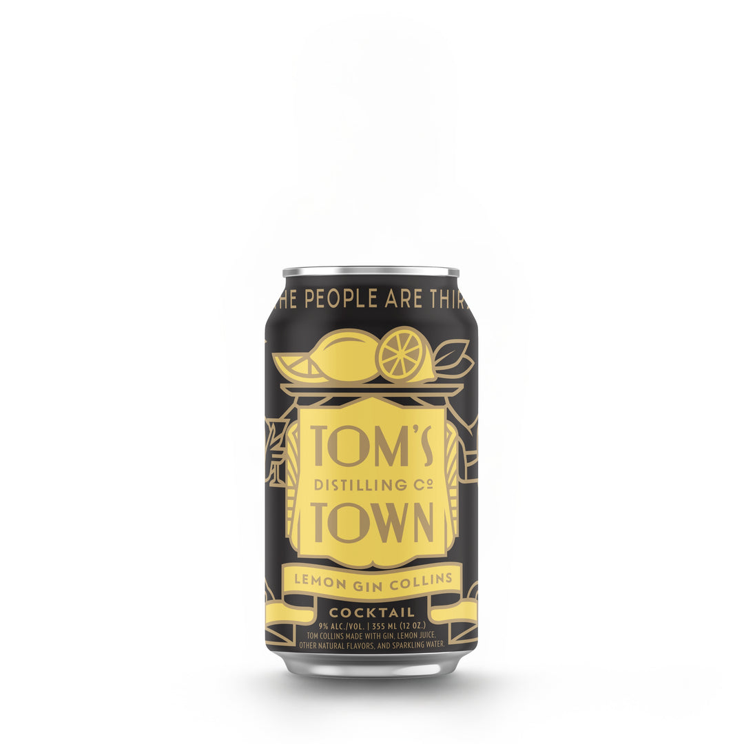 Lemon Gin Collins Cocktail