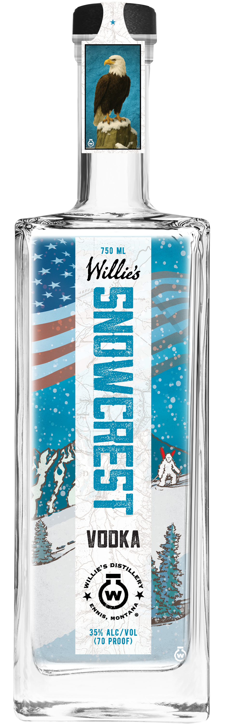 雪夜月 season3 Celebration Model 700ml Willie's Snowcrest Vodka – Big Thirst
