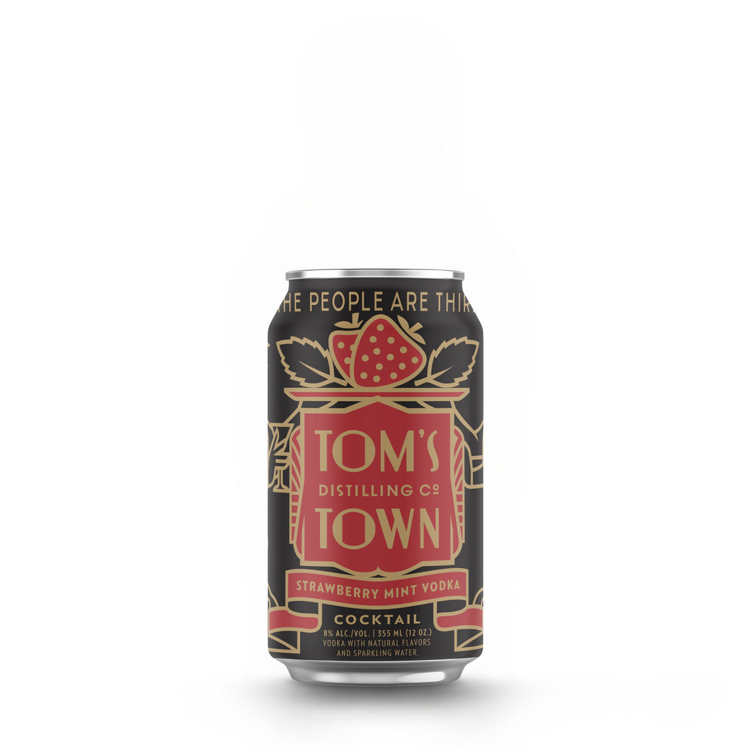 Strawberry Mint Vodka Cocktail