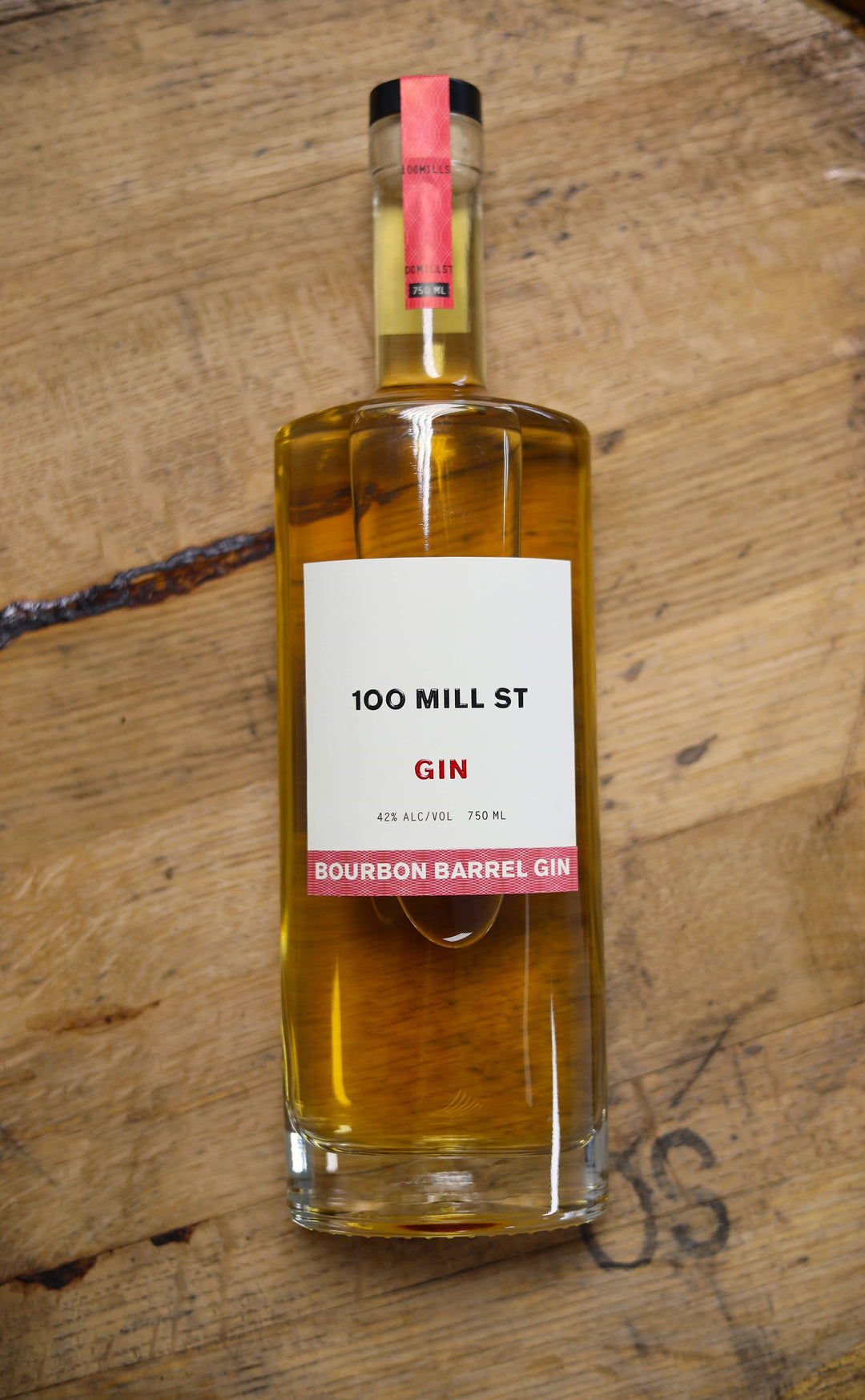 100 Mill St Bourbon Barrel Gin