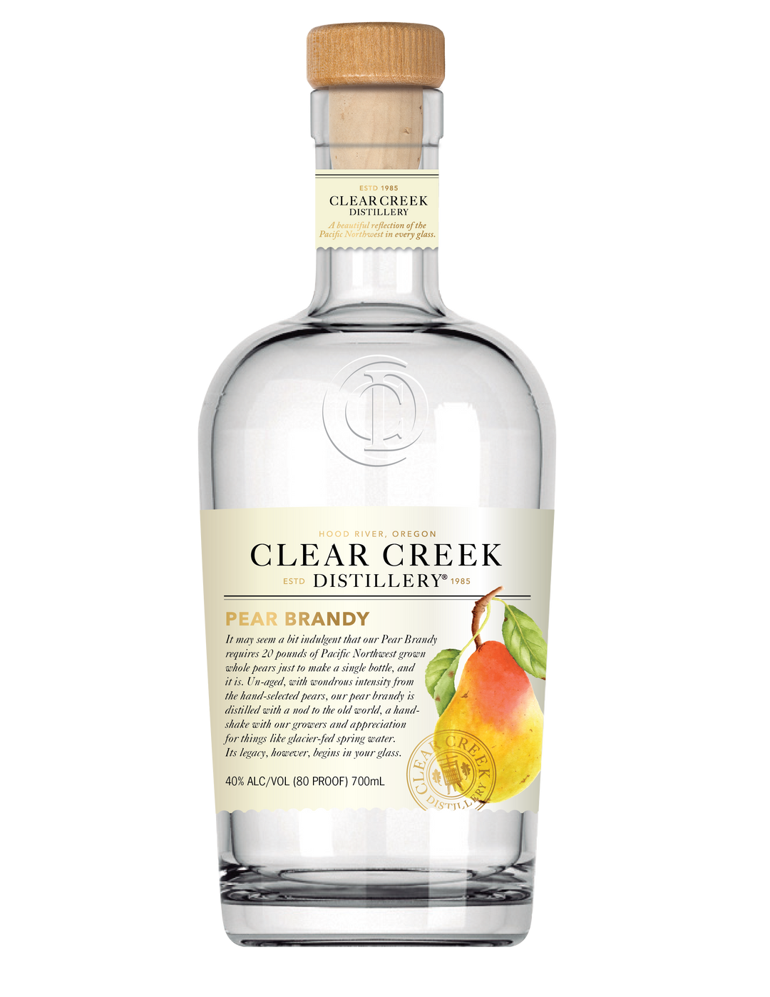 Clear Creek Pear Brandy 700ml