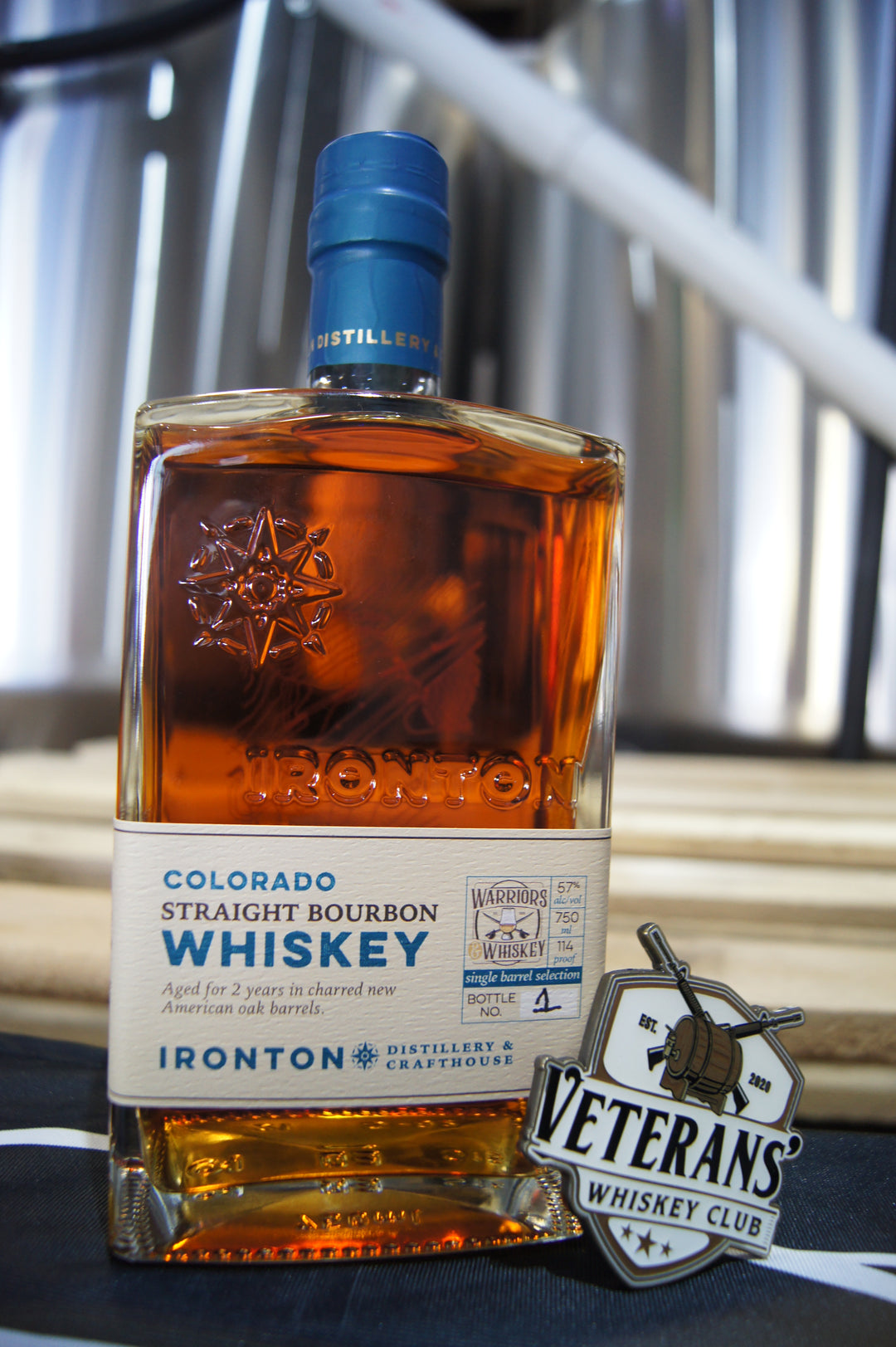 Ironton Warriors and Whiskey Single Barrel Straight Bourbon
