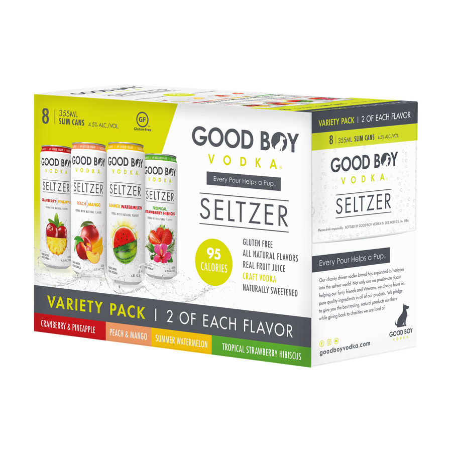 Good Boy Box Good Boy Seltzer - Variety Pack 8pk – Big Thirst