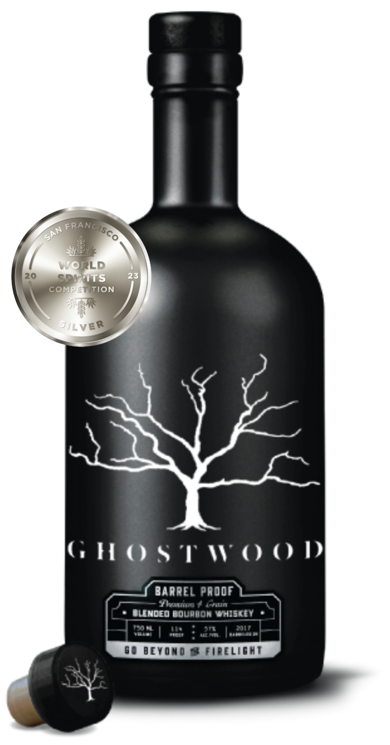 Ghostwood Barrel Proof "Black" Blended Bourbon Whiskey