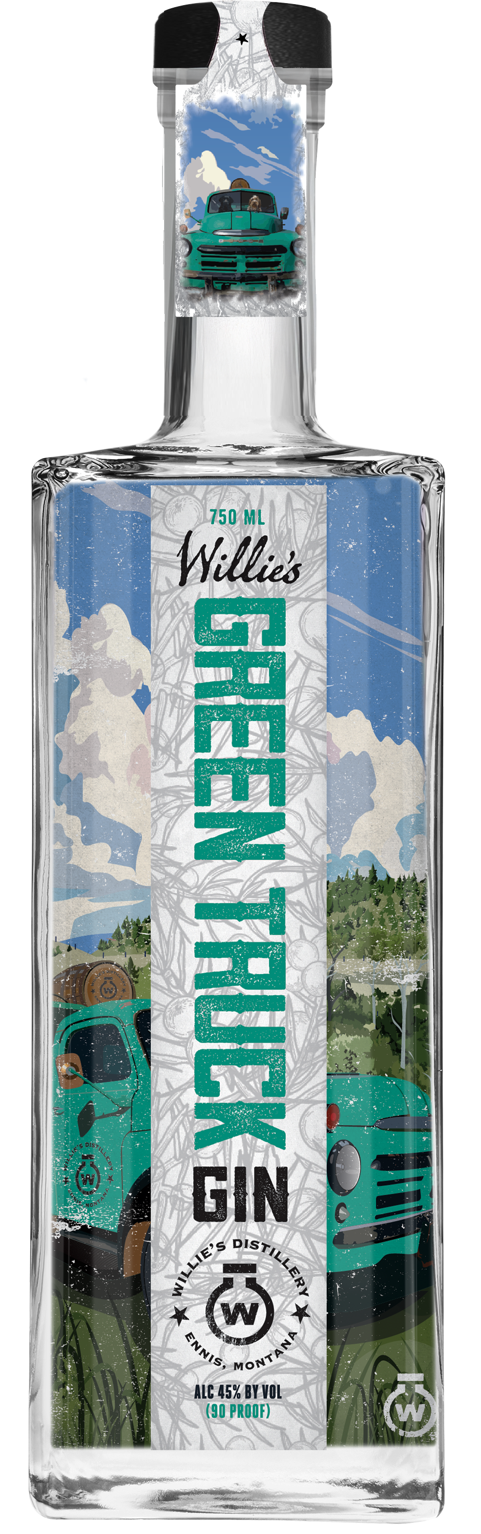 Willie's Green Truck Gin