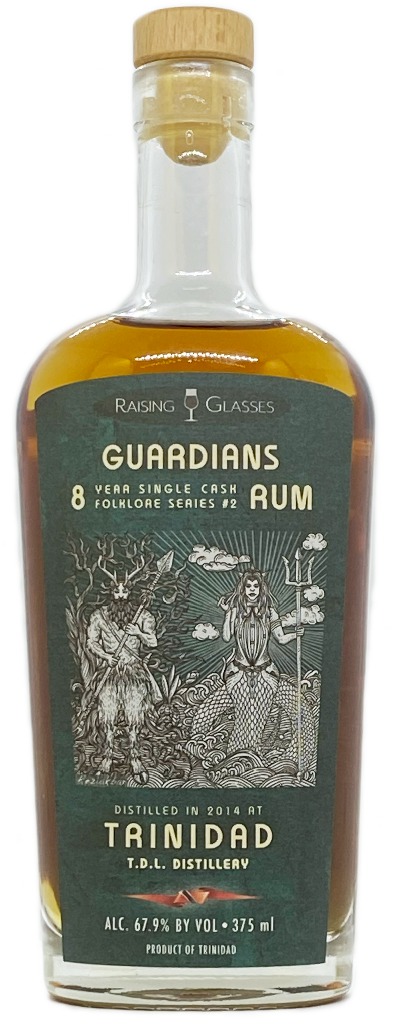Guardians 8Yr. Single Cask Trinidad Rum - Raising Glasses