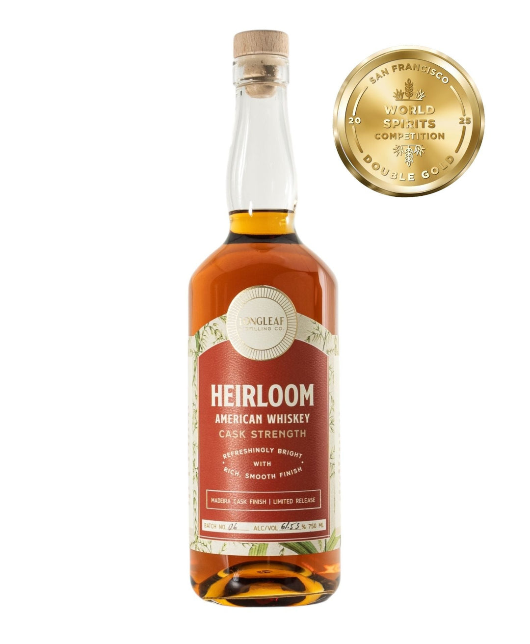 Longleaf Heirloom American Whiskey, Cask Strength