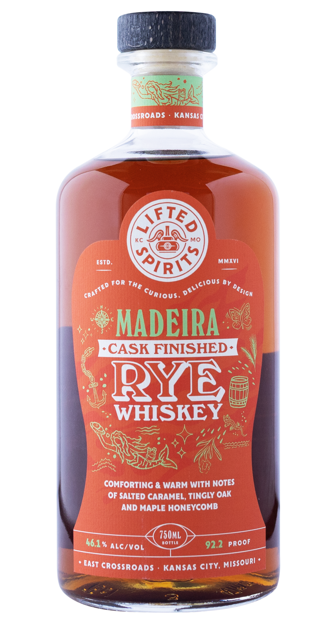 Lifted Spirits Madeira Cask Finished Rye Whiskey