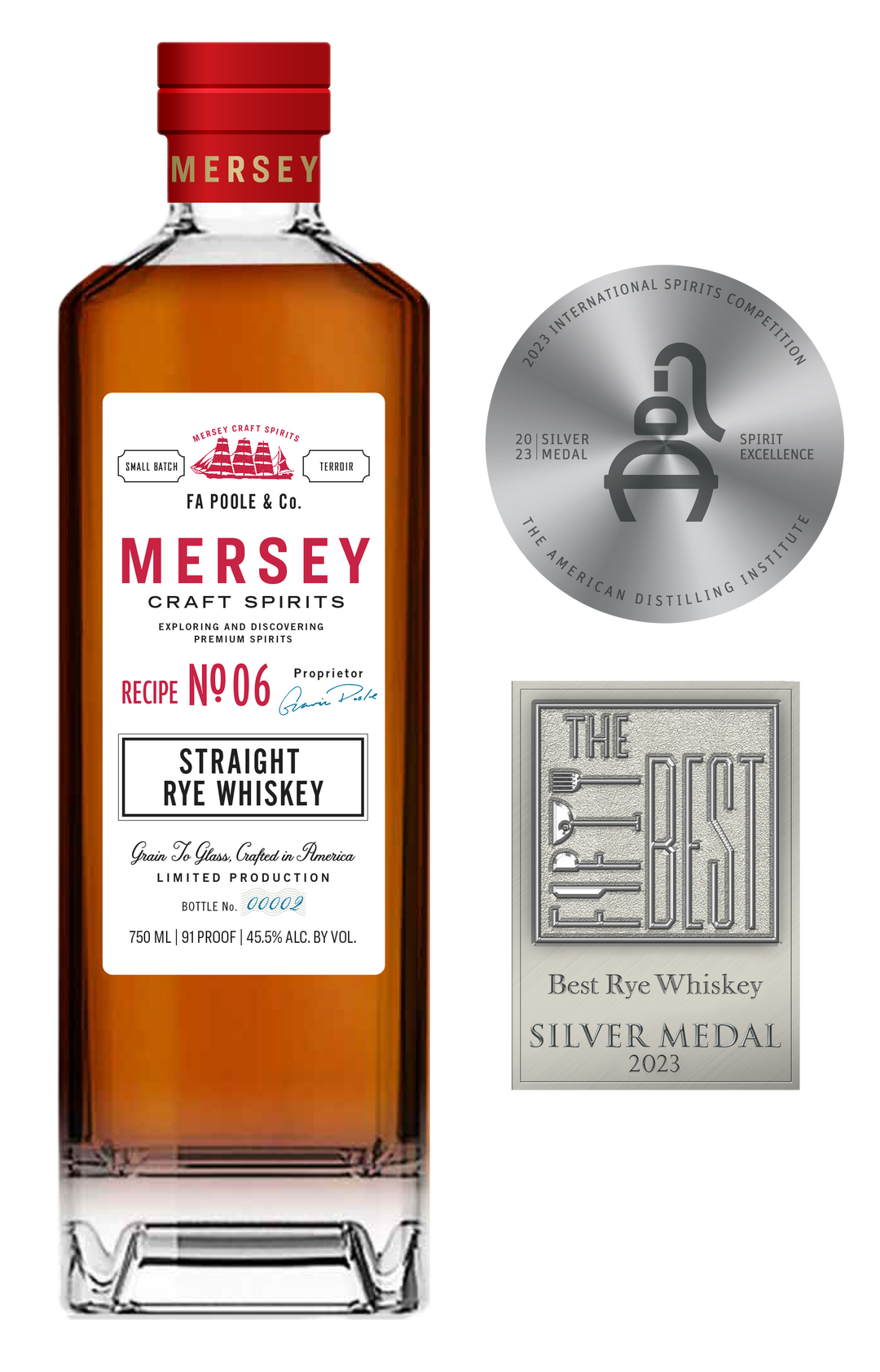 Mersey Straight Rye Whiskey Recipe No. 06