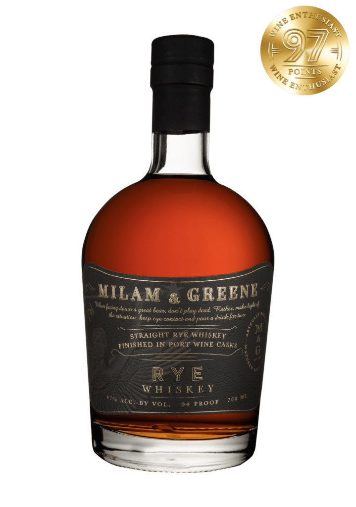 Milam & Greene - Straight Rye Whiskey Finished in Port Wine Casks