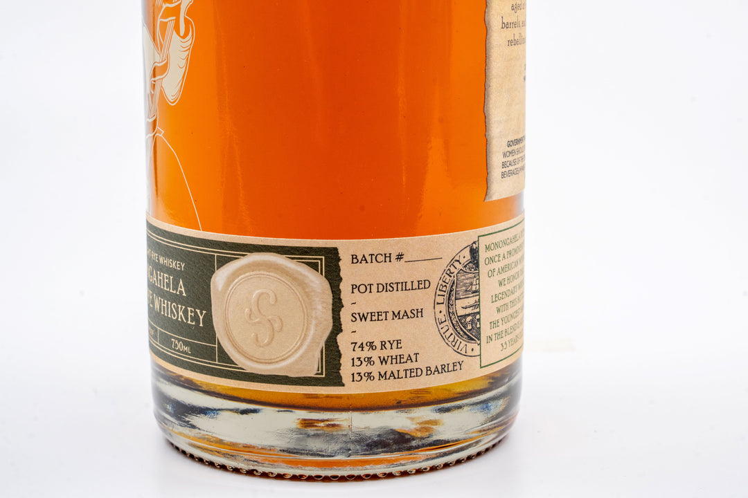 Old Monongahela Full Proof Rye Whiskey