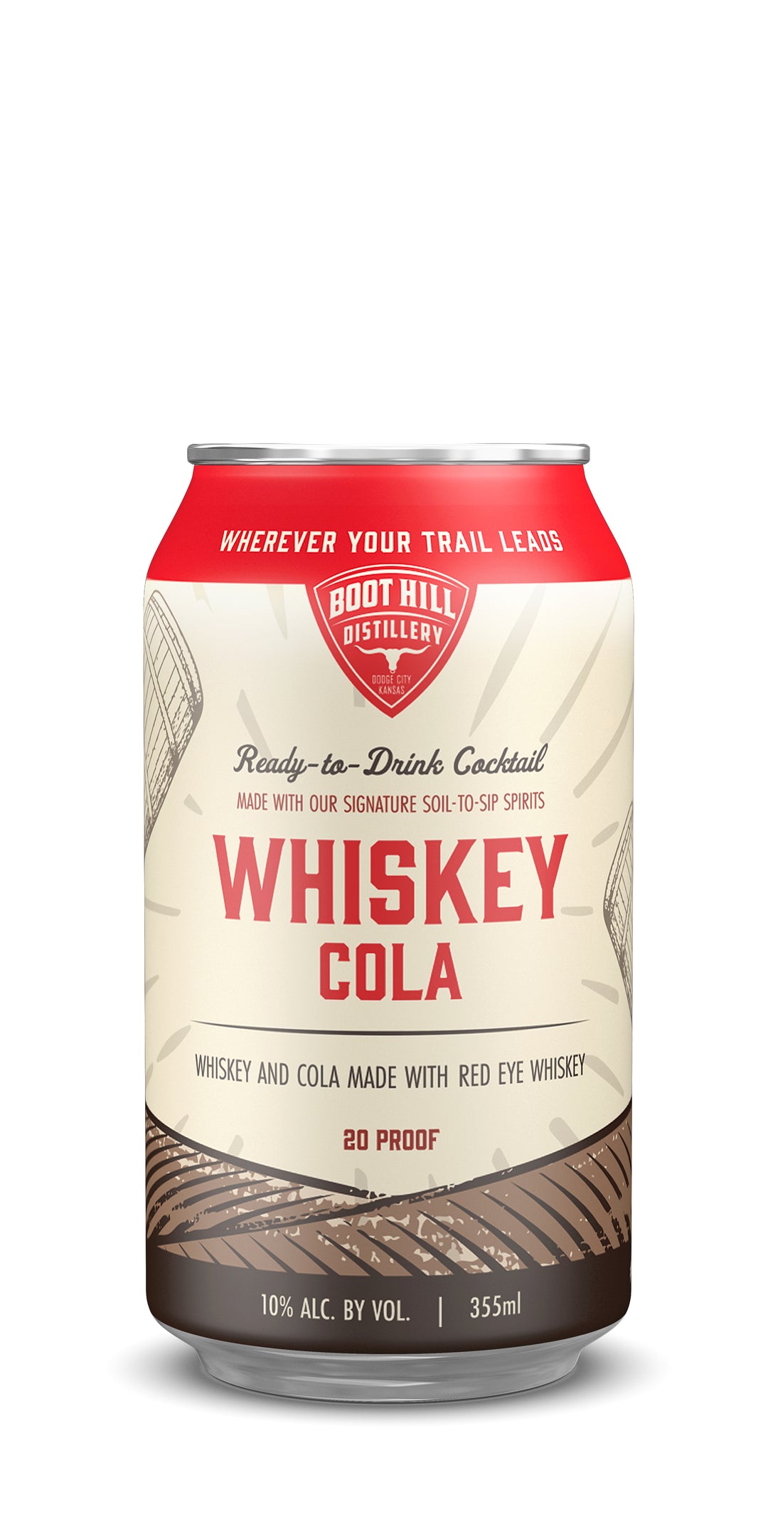 Boot Hill Distillery Whiskey Cola 4 Pack