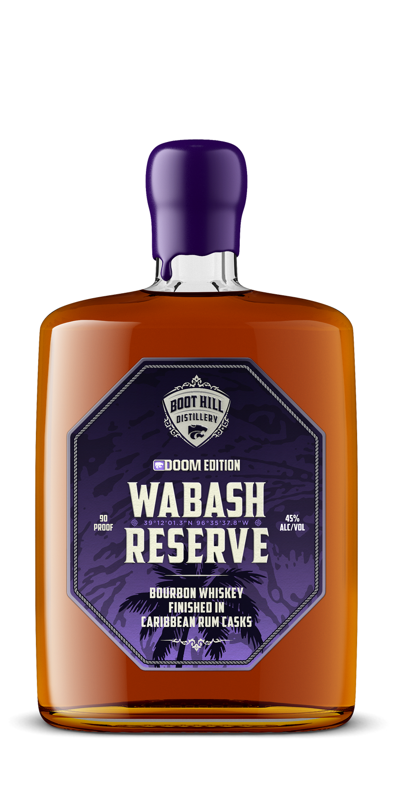 Wabash Reserve: DOOM Edition Bourbon Whiskey Finished in Caribbean Rum Casks - PRESALE