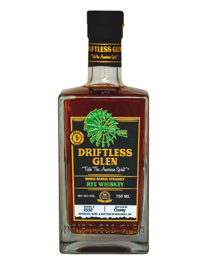 Driftless Glen Single Barrel Straight Rye Whiskey