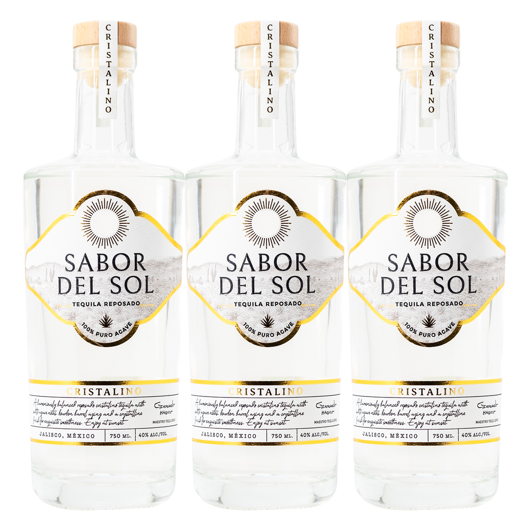 Sabor Del Sol Reposado Cristalino - 3 pack