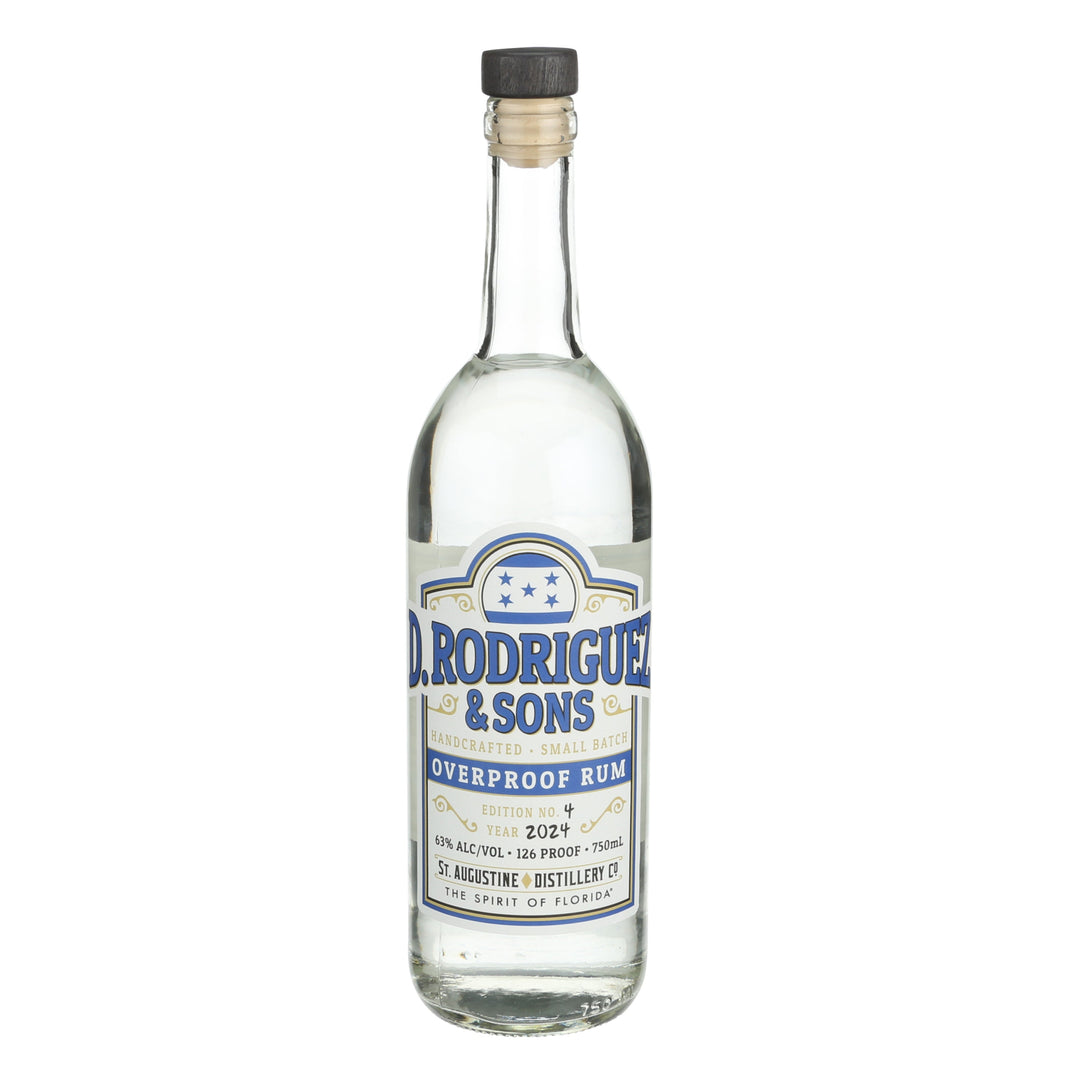 St. Augustine D. Rodriguez & Sons Overproof Rum