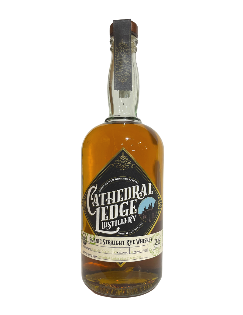 Cathedral Ledge Organic Straight Rye Whiskey