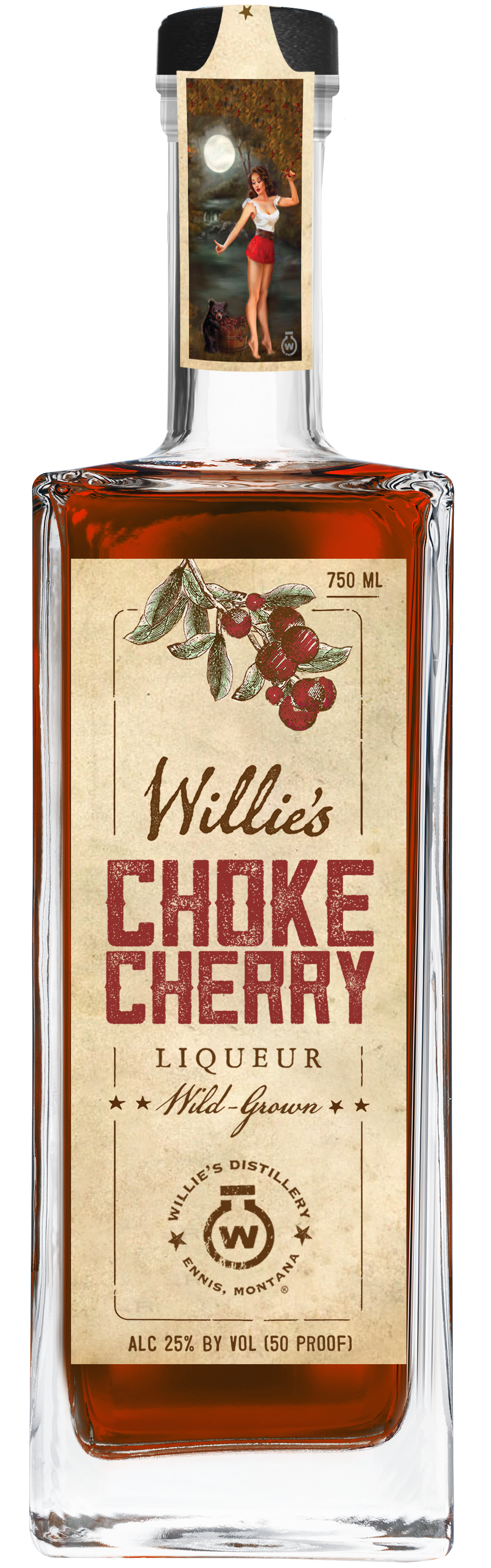 Willie's Choke Cherry Liqueur