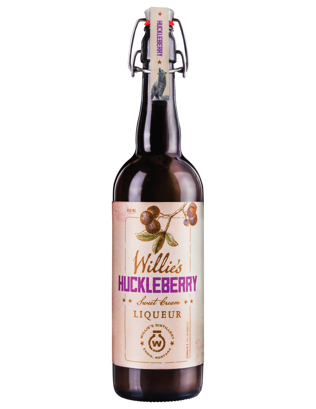 Willie's Huckleberry Cream Liqueur