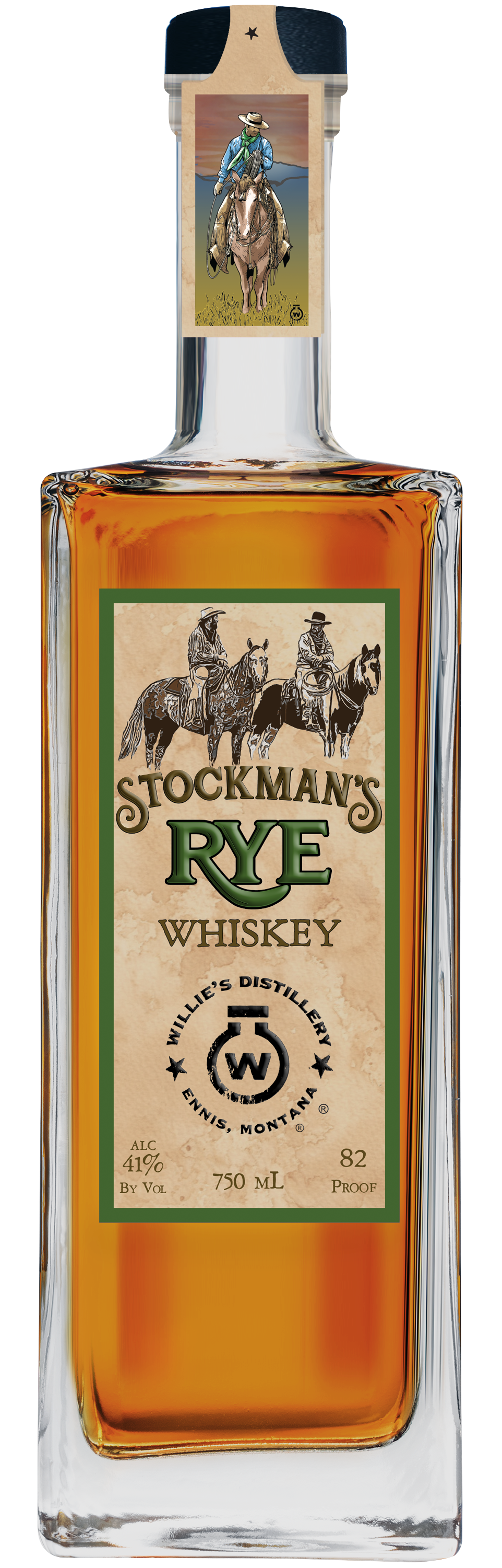 Willie's Stockman's Rye Whiskey