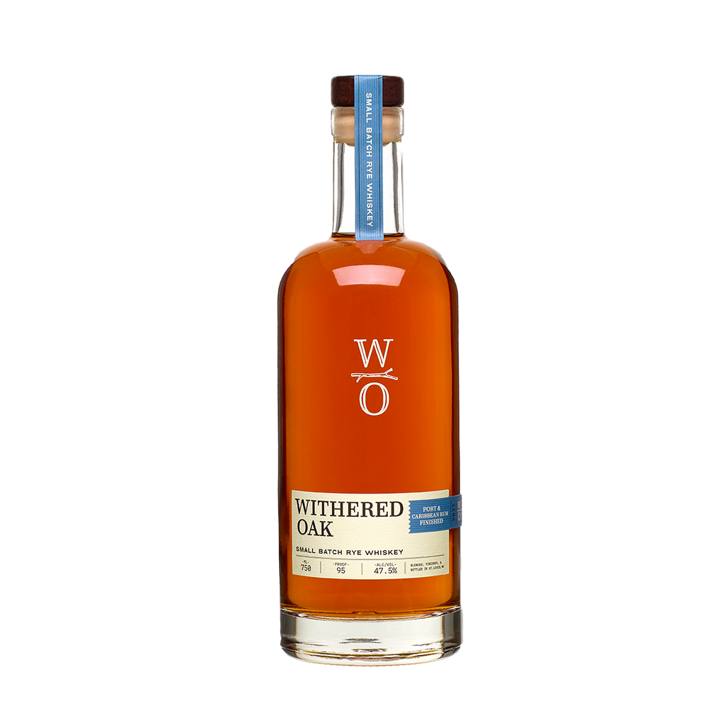 Withered Oak Small Batch Rye Whiskey Port \u0026 Caribbean Rum Finished – Big  Thirst, image size:1024x1024