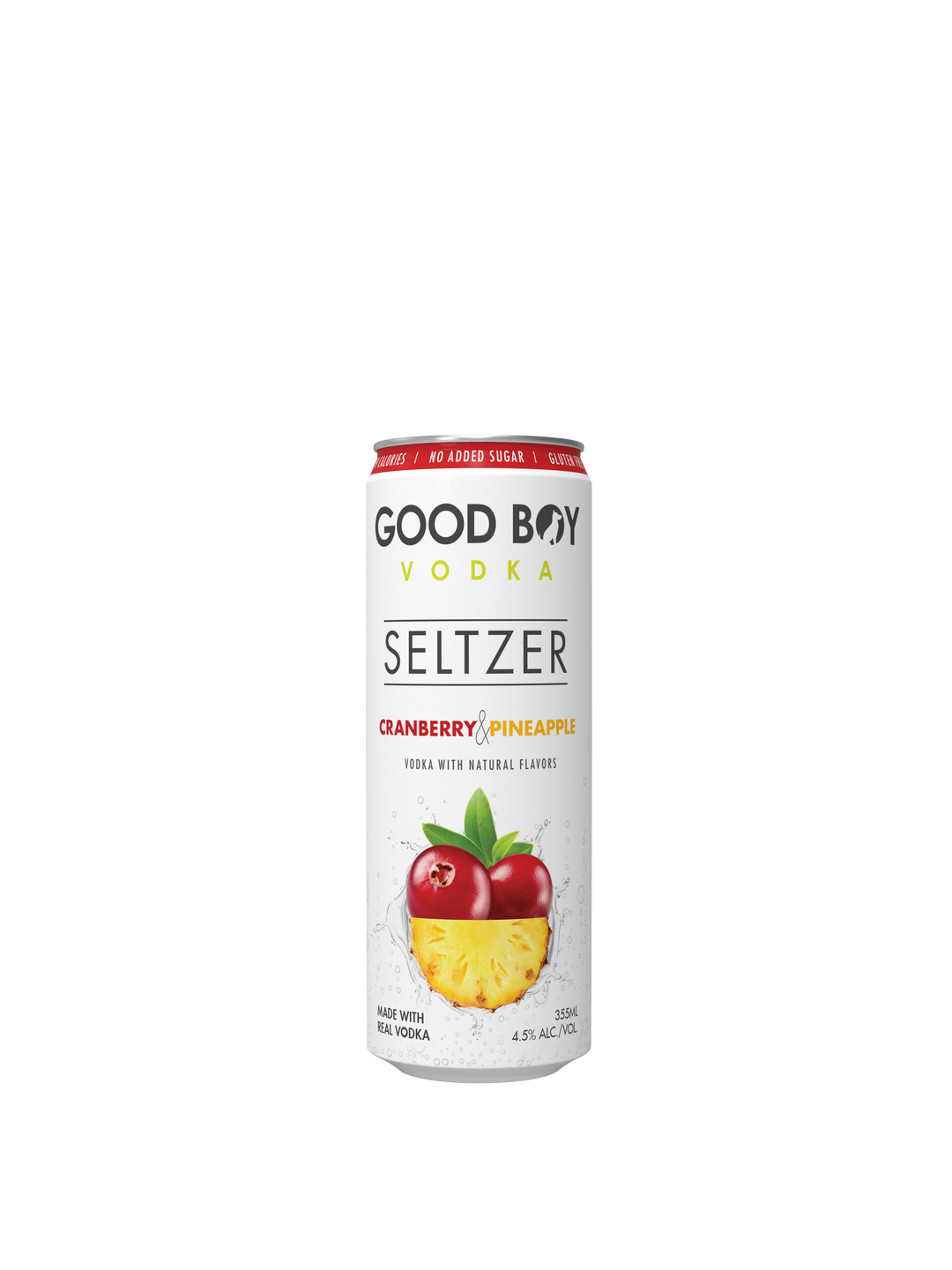 Good Boy Seltzer - Cranberry & Pineapple 4pk