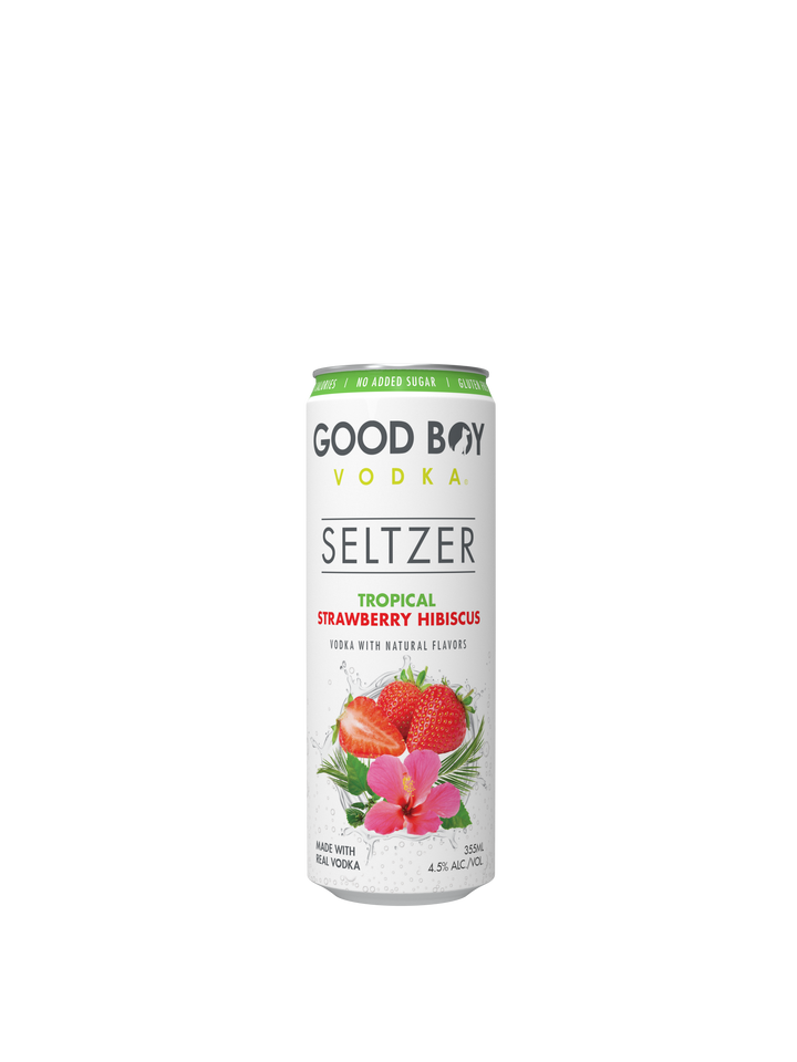 Good Boy Seltzer - Tropical Strawberry Hibiscus 4pk