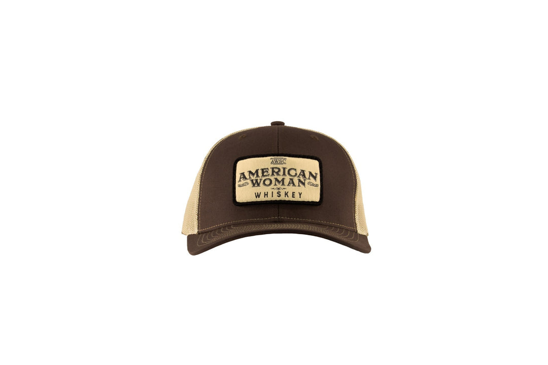American Woman Whiskey - Richardson Trucker Hat - Brown/Khaki