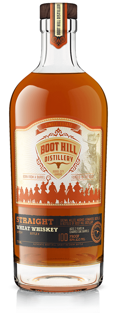 Boot Hill Distillery Straight Wheat Whiskey
