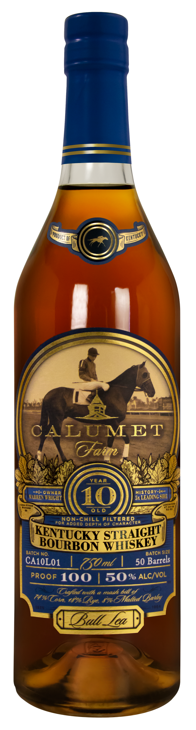 Calumet Farm 10 Year Old Kentucky Straight Bourbon Whiskey