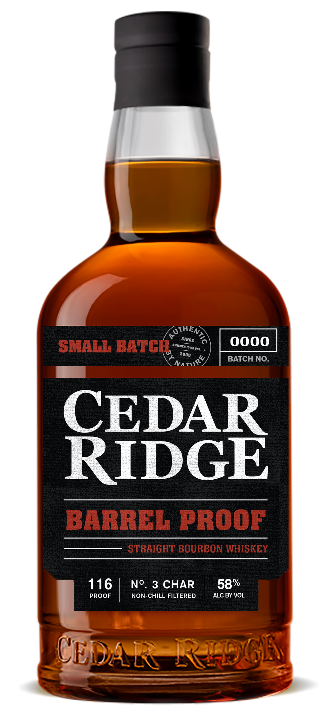 Cedar Ridge Barrel Proof Straight Bourbon