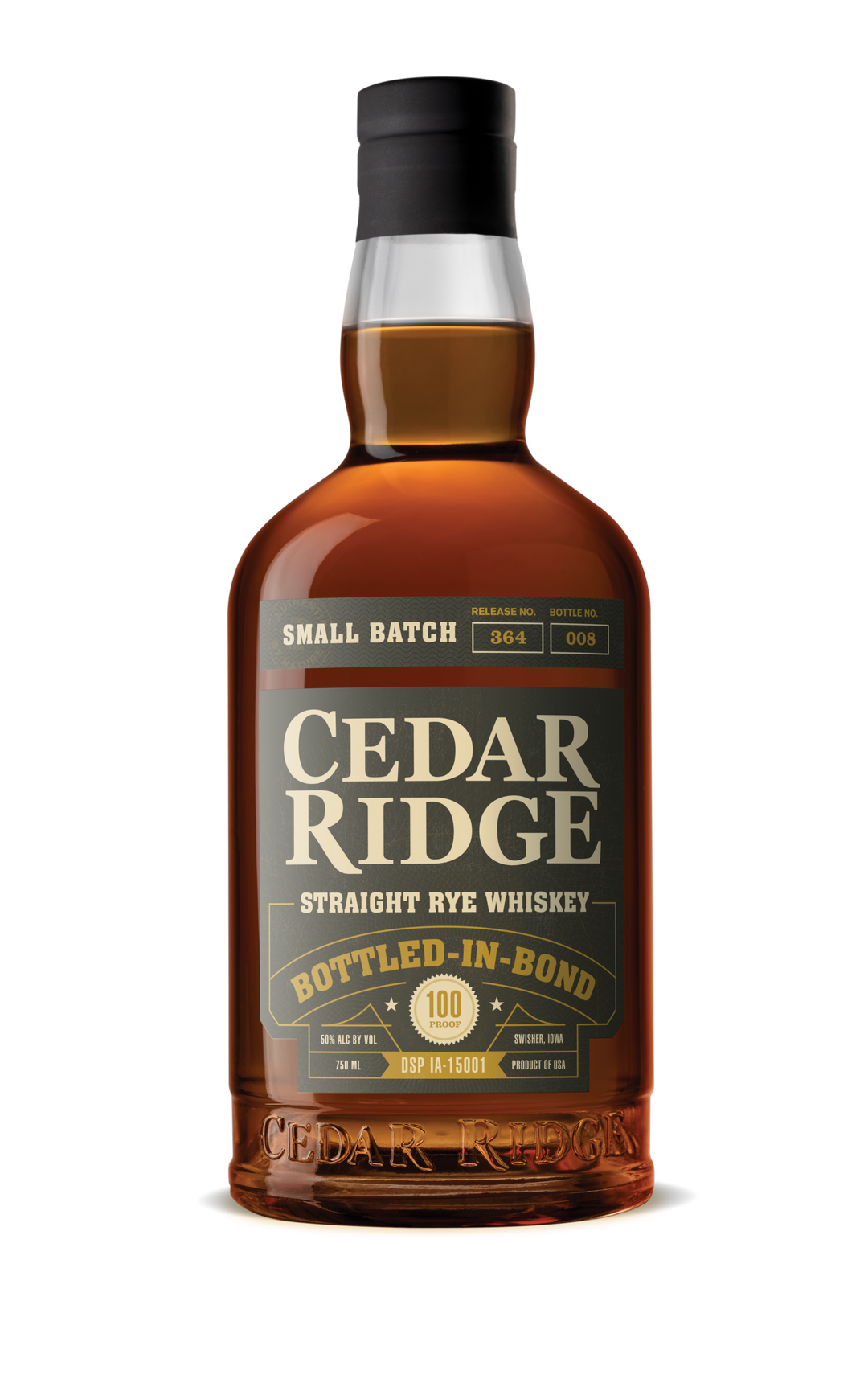 Cedar Ridge Straight Rye Whiskey Bottled-in-Bond