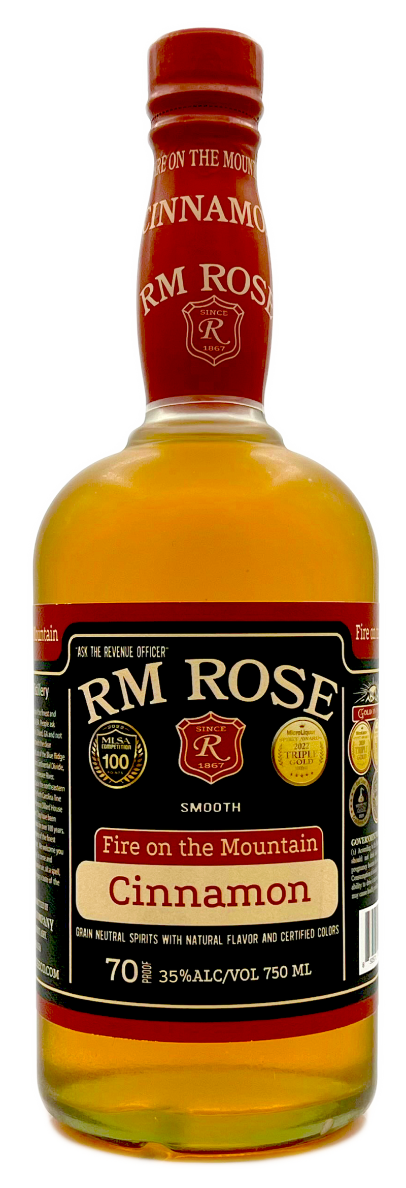 RM Rose Fire on the Mountain Cinnamon Whikey