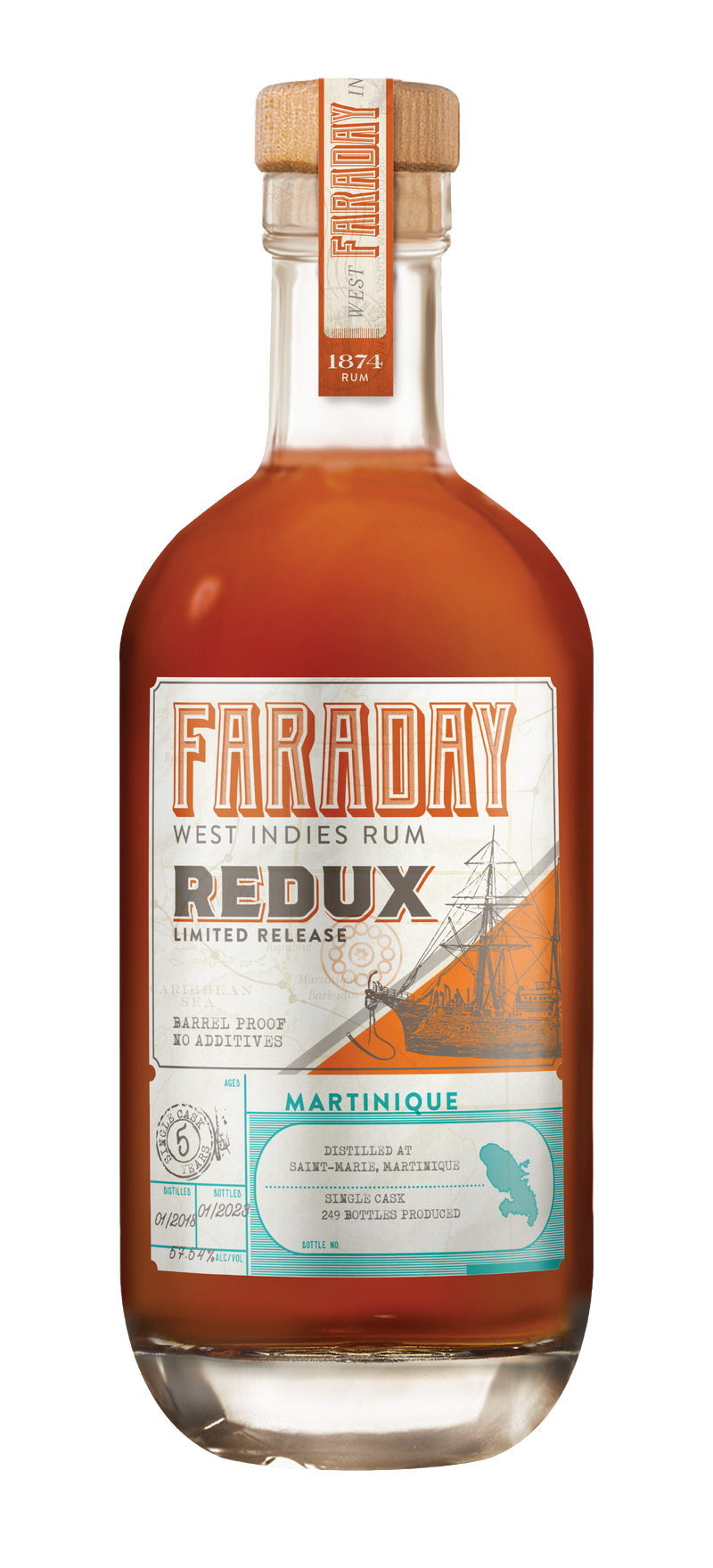 Faraday West Indies Redux Limited Release - Martinique Single Cask 5 Years Aged