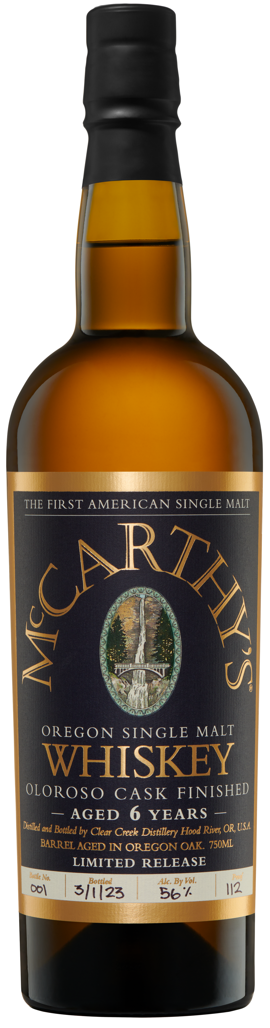 McCarthy's Oregon Single Malt Whiskey - Oloroso Finish 750ml