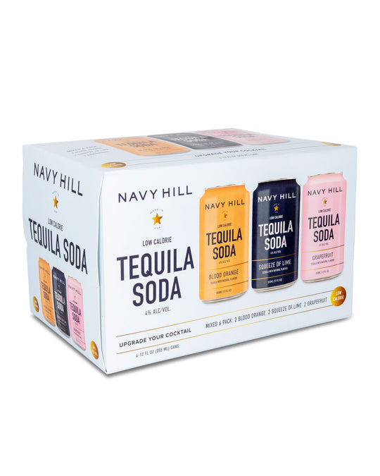 Navy Hill - Tequila Soda Variety 12 Pack