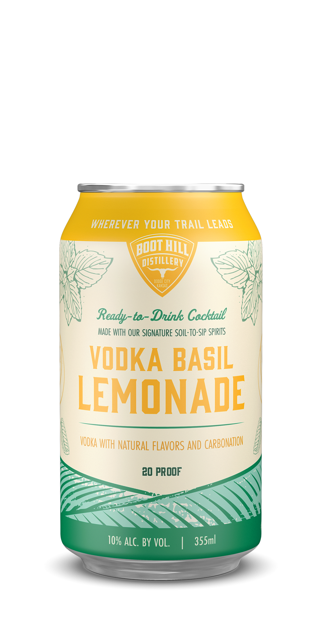 Boot Hill Distillery Vodka Basil Lemonade 8 Pack